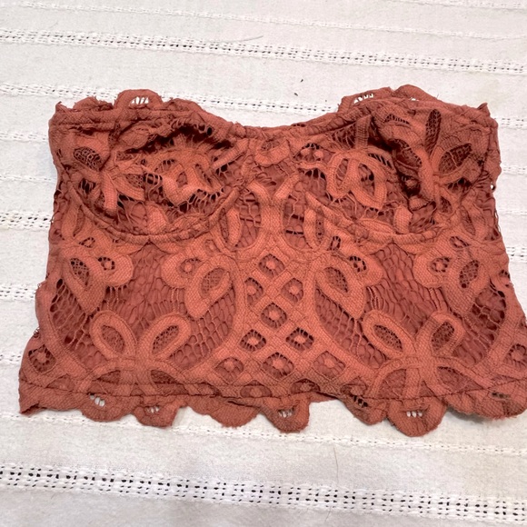 Free People Adella Strapless Corset Bralette - Picture 1 of 7